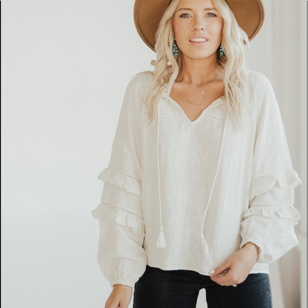 Halston blouse.